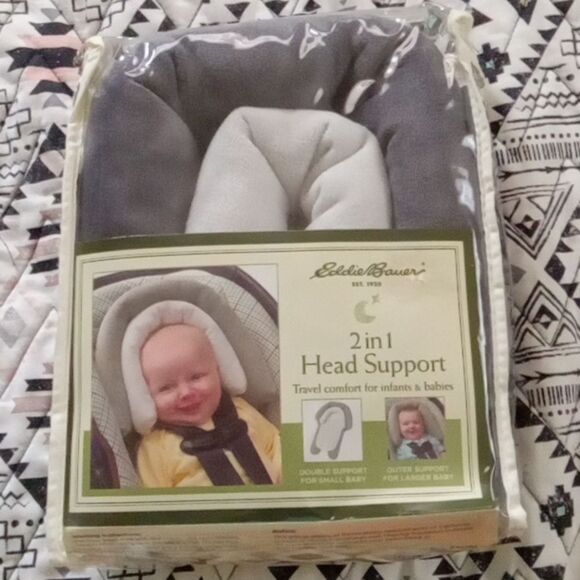 Eddie Bauer 2 in 1 head support for infants. - Picture 1 of 4